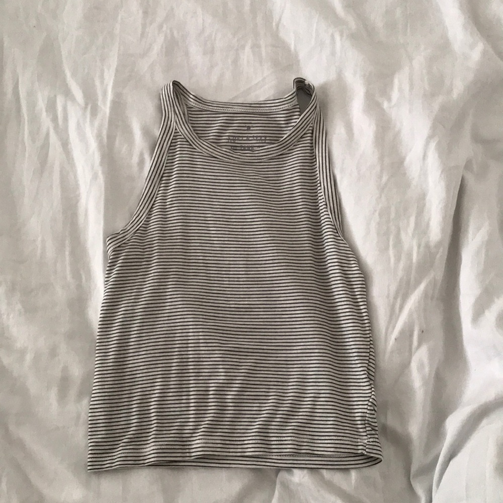American eagle striped top xs